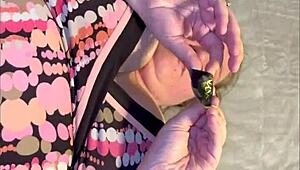 Huge cream pie awaits you from BBW milf couple's masturbation and cumshot