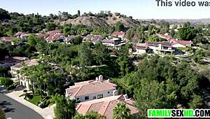 Yo, Stepdaughter Keeps Teasing Stepdad with Shaved Pussy and Wild Blowjob Moves