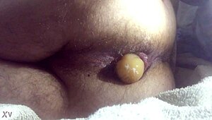 Anal Dildo Inserted Deep Into Ass With Toys