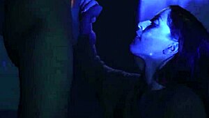 Detailed Double Facial Blowjob For My Little 18+ Stepsis During Casting