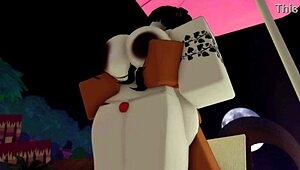 Fucking A Goth Roblox Fan At The Beach!