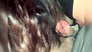 Emo Girl Begs for Black Cock Face Fucking in Car