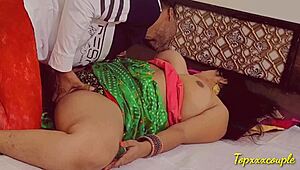 Beautiful bhabhi's sensual experience with a well-endowed man