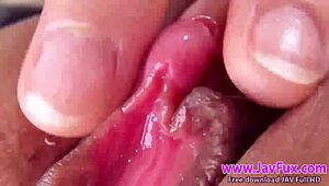 Javfux com에서 멋진 여성 보지 클로즈업, 아름답고 무수정!