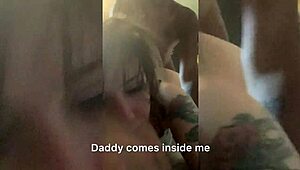 Emo slut allows brutal deepthroat in honor