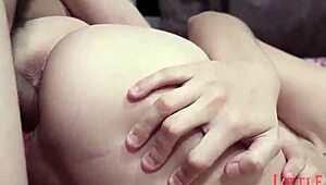 skinny brunette married religious woman secretly fucks in husband's hidden spot with miqueinhas