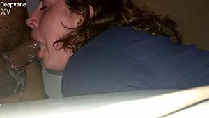 Intriguing Blonde Loves Throat Action with Friend