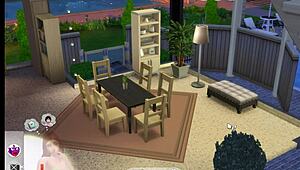 sexy redhead newlywed sims 4