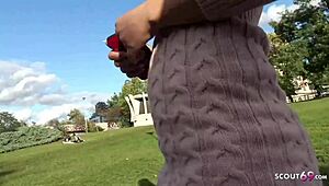 German Scout Convinces Czech Young 18+ Jennifer for Street Casting Fuck