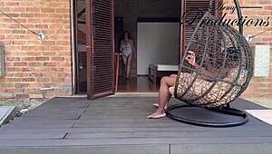 her black lover stretches her tight pink pussy deep