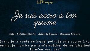 I’m Addicted To Your Cum! French Audio JOI Craves It Now!