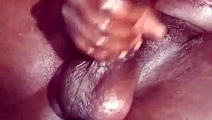 Chocolate BBC with Sexy Moans in Multiple Cum Explosions
