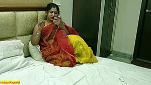 Damn! Middle-aged husband’s small cock fails, hot desi wife frustrated!