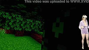 You can clearly tell that it's the first time for this Minecraft player