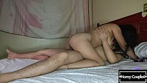Beautiful girl moves her ass very nicely on my dick