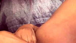 Pinkflowerr reveals pink g-string for private moment