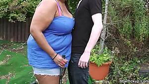 first date turns into wild sex with ebony bbw!