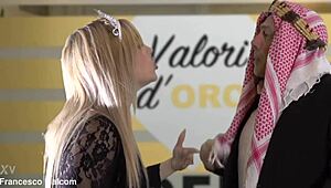 lo sceicco abusivo incula una vera principessa italiana