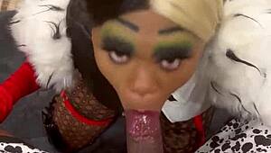 Cruella was craving some huge BBC action, ya know? 😈 That ass took a pounding!