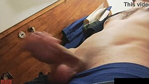 Hey, watch this sexy solo masturbation with a huge monster cock