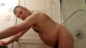 Nude Martin Lavallée Sodomizes Himself With Dildo In Bathroom!