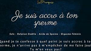 I’m Addicted To Your Cum! French Audio JOI Craves It Now!