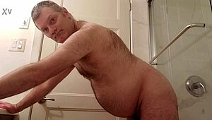 Nude Martin Lavallée Sodomizes Himself With Dildo In Bathroom!