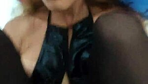 the petite venezuelan model gets approached by her best friend after the costume party