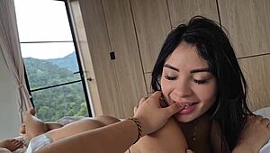 Waking Up to Colombian Beauty Aaroon Mush Fucking by Nature