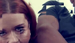 Hot Blonde Busty GF Bent Over for Friend's Hard Assfucking