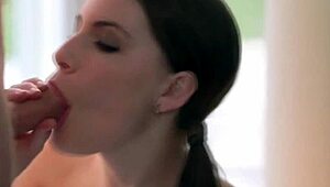 Yo, this beautiful babe gives the best interracial blowjob ever, just watch her go! She's an Arab stunner sucking like a pro for her lover.