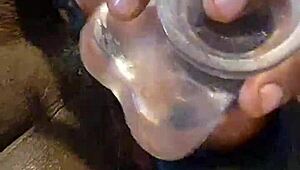 Ebony Amateur Wife Milf Self Pleasures Her Ass in Homemade Anal Experience