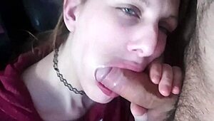 Amateur Slut Craves Rough Deepthroat Action