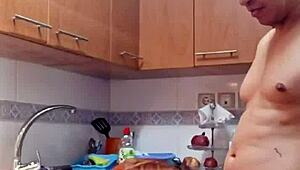 Feasting on My Mother-in-Law’s Wetness in Kitchen