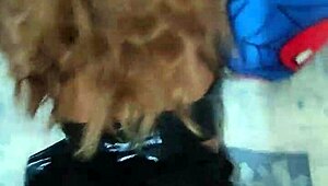 the petite venezuelan model gets approached by her best friend after the costume party