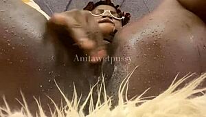 anita's pussy gets wet after sex with random girl