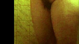 spy shower reveals perfect ebony ass