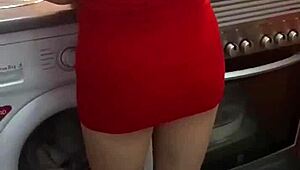 Feasting on My Mother-in-Law’s Wetness in Kitchen