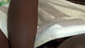 fat cameroonian gay slut plays solo after a good meal
