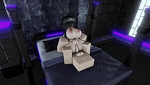 she begged for a fuck on video, and i made it happen in roblox