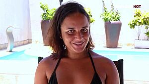 The interview with the young and beautiful Maya Pimentinha