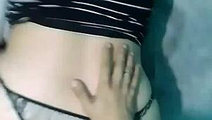 pov doggystyle bent over on big bed, latina milf webcam netbook