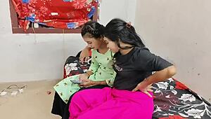 Best Threesome with Komal and Neha Getting Wild in Room