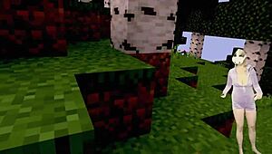 You can clearly tell that it's the first time for this Minecraft player