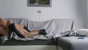 they got wild with passionate sex on the couch last night