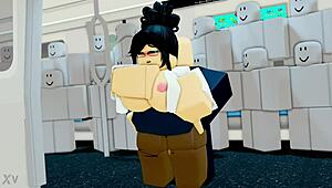 Big Tits Girl Fucks Monster Cock On Metro!