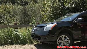 Hey, see this bdsm sub toyed by a black maledom while tied up tight?