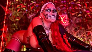 sinister nun teases with joi down in hell