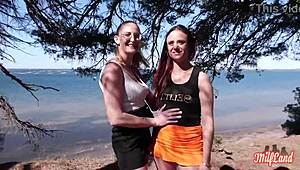 Hey Arianna and Angelina, Ready for a Wild Threesome Anal?