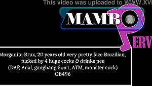 Brazilian beauty taken by multiple partners, extremely hot